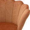 Fotoliu Orange Velvet - Romantic Home Fotoliu Orange Velvet - Romantic Home