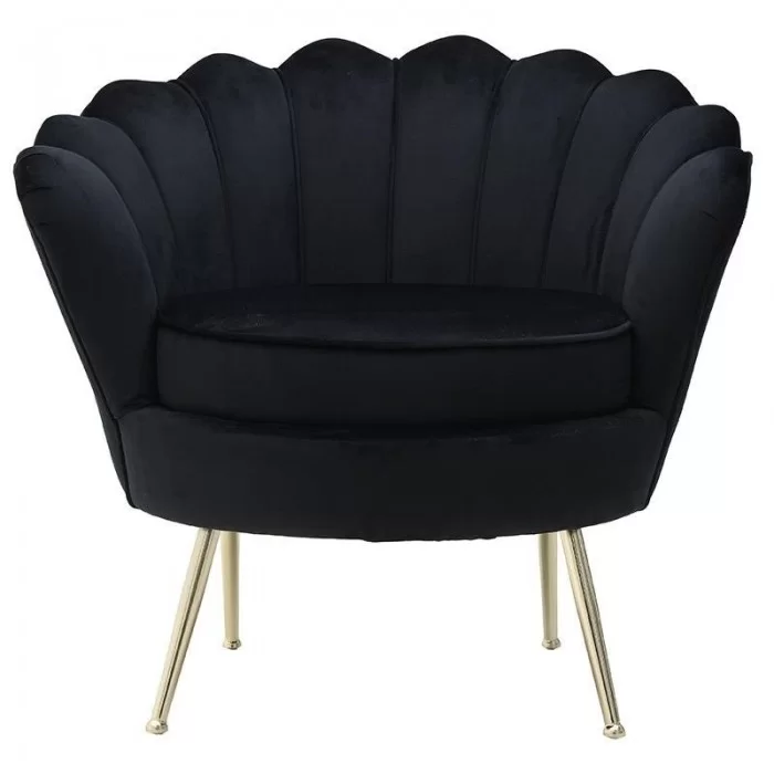 Fotoliu Black Gold Velvet Fotoliu Black Gold Velvet