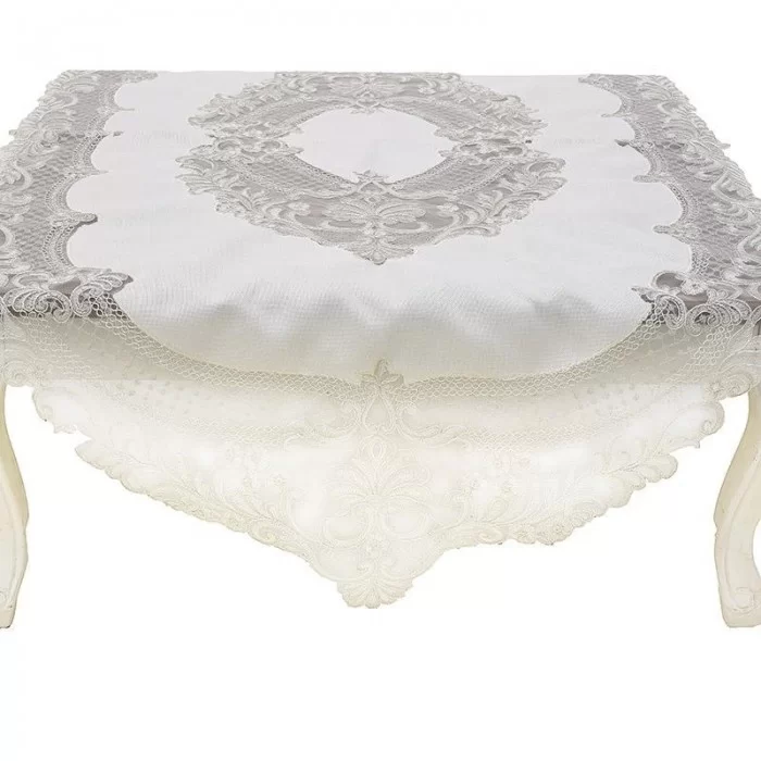 Fata de masa dantela crem 60 x 160 cm Fata de masa dantela crem 60 x 160 cm