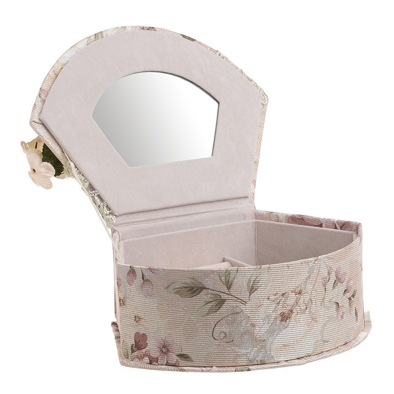 Cutie bijuterii Romantic Flowers cu oglinda - Romantic Home