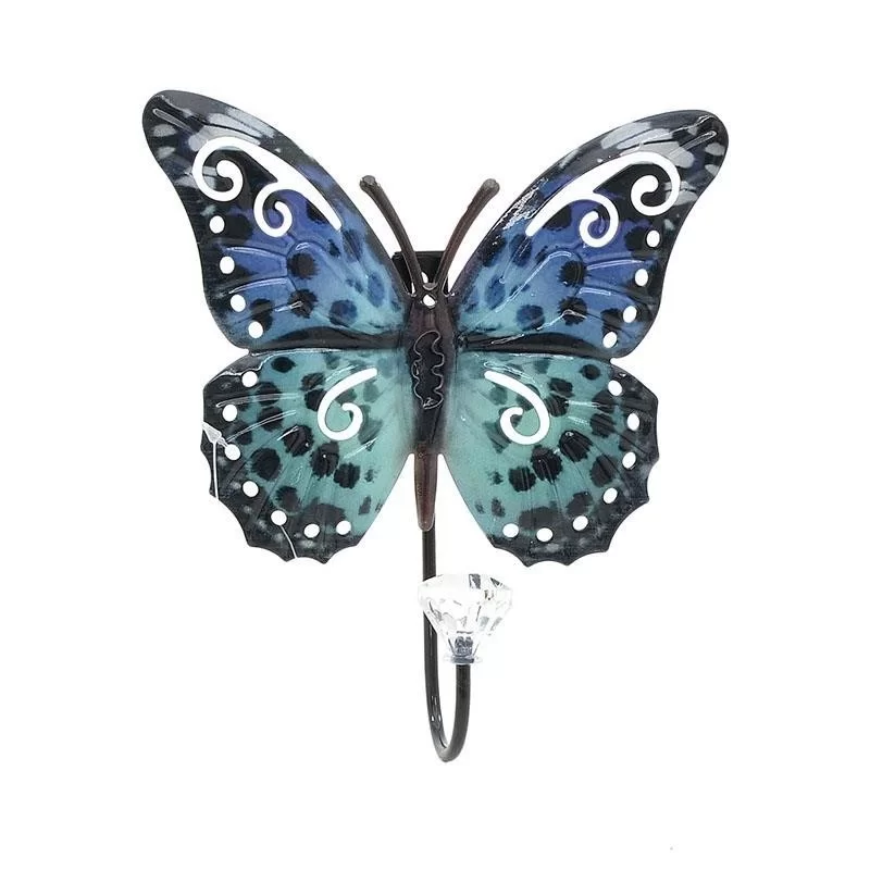 Cuier Fluture Blue metalic 18 x 17 cm - 2