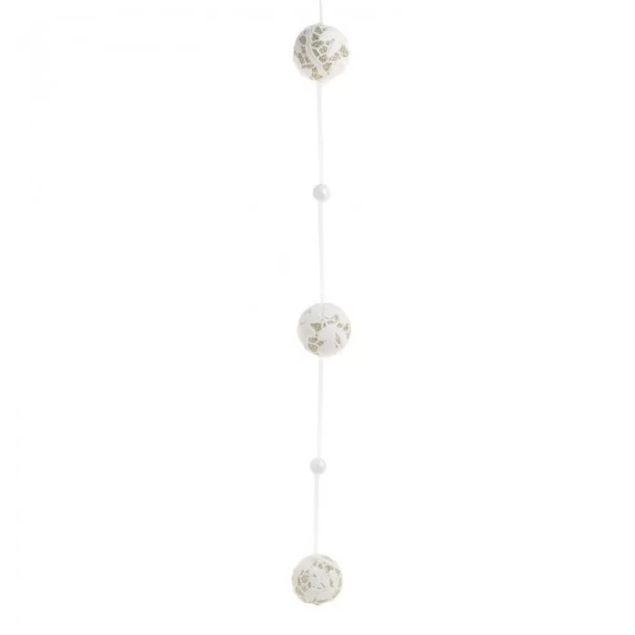 Ghirlanda poliester White Gold L 180 cm Ghirlanda poliester White Gold L 180 cm