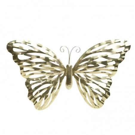Fluture metalic auriu 50 cm x 30 cm