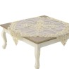 Fata de masa din dantela beige 85 x 85 cm-Textile Fata de masa din dantela beige 85 x 85 cm-Textile
