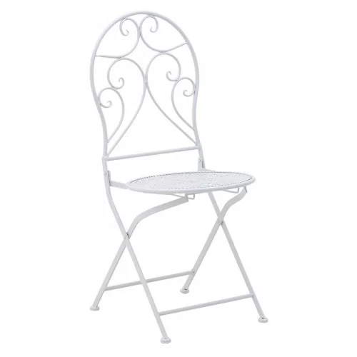 Set masa si 2 scaune Vintage White - 1