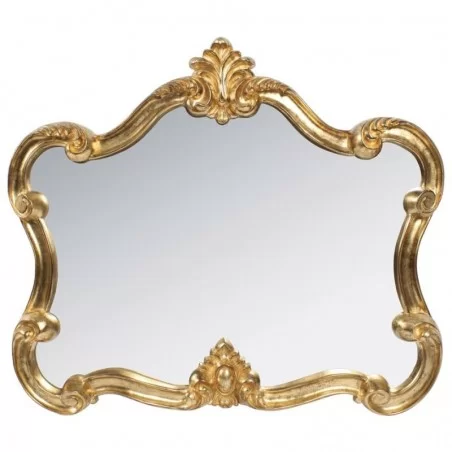 Oglinda din rasina Antique Gold 80x70 - 1
