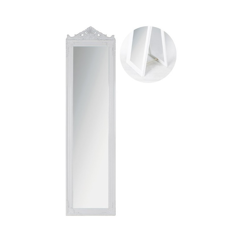 Oglinda Glossy White 40 x 5 x 162 cm - Romantic Home
